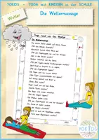 Vorschau - Aufgabenkarten - Die Wettermassage - Deckblatt