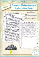 Vorschau - Lehrpläne/Lehrermaterial - PMR - Drachen steigen lassen -Progressive Muskelentspannung - Deckblatt