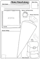 Vorschau - Arbeitsblätter - Erinnerungsblatt Einschulung Vorschule | FREEBIE - Seite 3