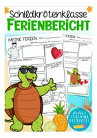 Vorschau - Arbeitsblätter - Ferienbericht Schildkrötenklasse Arbeitsblätter Deutsch - Deckblatt