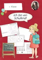 Vorschau - Arbeitsblätter - Falt-Heft Einschulung Vorschule | FREEBIE 1. Klasse - Deckblatt
