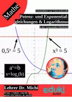 Vorschau - Stationenlernen - Potenzrechnung, Potenzgleichungen, Exponentialgleichungen und Exponentialfunktionen (Wurzel, Logarithmus, Wachstum, Sonnensystem, Soziale Medien, +Geogebra) - Seite 1
