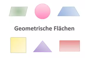 Vorschau - Arbeitsblätter - Geometrische Flächen Inklussionsmaterial - Seite 1
