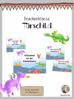 Vorschau - Poster - Türschild Drachenklasse - Deckblatt