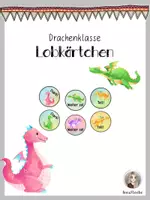 Vorschau - Anderer Materialtyp - Lobkärtchen Drachenklasse - Deckblatt