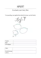 Vorschau - Unterrichtsreihen - Lesetagebuch zu Carry Slee - "Spijt!" - Deckblatt