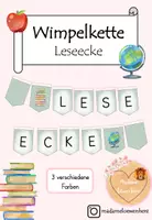 Vorschau - Poster - Wimpelkette - Leseecke - Deckblatt