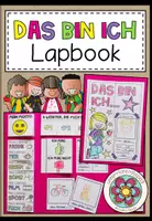Vorschau - Arbeitsblätter - Schulanfang Lapbook, Kennenlernen, Klassengemeinschaft, Selbstvorstellung, Das bin ich – Steckbrief, persönliche Vorstellung, Präsentation, Sprechanlass | Bastelvorlagen, Arbeitsblätter, 3., 4. Klasse, Grundschule - Deckblatt