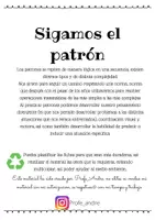 Vista previa - Unidades / Secuencias / Situaciones de Aprendizaje - Sigamos el patron - página 1