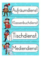 Vorschau - Aufgabenkarten - Klassendienste Piratenklasse - Seite 3