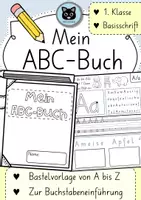 Vorschau - Arbeitsblätter - Mein ABC-Buch | Basisschrift | 1. Klasse | Bastelvorlage - Deckblatt