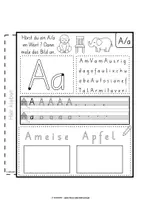Vorschau - Arbeitsblätter - Mein ABC-Buch | Basisschrift | 1. Klasse | Bastelvorlage - Seite 3