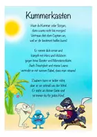 Vorschau - Mal- und Bastelvorlagen - Kummerkasten Piratenklasse - Seite 1
