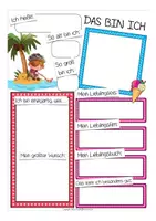 Vorschau - Arbeitsblätter - Das bin ich Piratenklasse Arbeitsblätter (sich vorstellen) - Seite 1