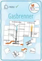 Vorschau - Arbeitsblätter - Gasbrenner - Puzzle - Deckblatt