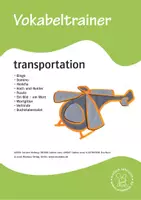 Vorschau - Arbeitsblätter - Wortschatz- und Vokabeltrainer Englisch: Transportation/ Fahrzeuge - Deckblatt