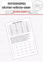 Vorschau - Spiele - Häufige-Wörter-Bingo Deutsch Klasse 2-4 - Deckblatt
