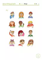 Vorschau - Arbeitsblätter - Wortschatz- und Vokabeltrainer Englisch: Describing people/ Adjektive - Seite 1