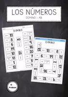 Vorschau - Spiele - Los números - Domino AB - Deckblatt