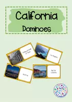 Vorschau - Spiele - Californian Sights - Dominoes (Domino - Kalifornien) - Deckblatt