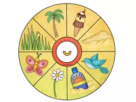 Vorschau - Fördermaterial/Inklusion - Klammerkarten Sommer_DaZ_Silben - Seite 3