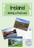 Vorschau - Arbeitsblätter - Ireland - writing a postcard - Deckblatt