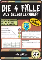 Vorschau - Arbeitsblätter - Die Vier Fälle trainieren (als Selbstlernheft) - Deckblatt