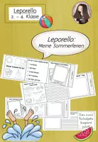 Vorschau - Arbeitsblätter - Sommerferien Leporello | Freebie Deutsch Klasse 2-4 - Deckblatt