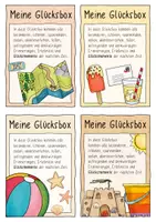 Vorschau - Mal- und Bastelvorlagen - Glücksbox / Erinnerungsbox - Beschriftung - Seite 2