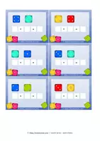 Vorschau - Spiele - Würfelaufgaben: Kleine Kartei für den Anfangsunterricht in Mathematik - Seite 1