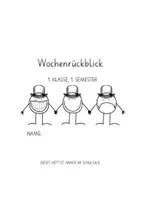 Vorschau - Arbeitsblätter - Wochenrückblick, Reflexion vergangene Woche (editierbar) - Seite 2