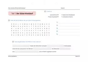 Vorschau - Arbeitsblätter - Einfacher Wirtschaftskreislauf (vereinfacht) - Seite 3