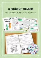 Vorschau - Stationenlernen - My trip to Ireland - Reading Booklet mit Fact Cards - Deckblatt