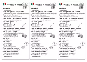 Vorschau - Arbeitsblätter - Vocaboli in classe - Klassenkommunikation im Anfangsunterricht Italienisch - Seite 2