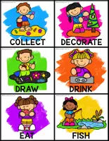 Vista previa - Hojas de trabajo - I Can Play Series Verbs Make That Sentence (Any tense) - página 2