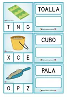 Vista previa - Unidades / Secuencias / Situaciones de Aprendizaje - Tarjetas de Lectura y Escritura - Vocabulario del VERANO - página 3