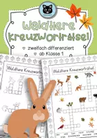 Vorschau - Arbeitsblätter - Waldtier-Kreuzworträtsel | zweifach differenziert - Deckblatt