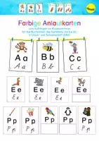Vorschau - Fördermaterial/Inklusion - Anlautkarten (DR + SAS) farbig - 103 Karten - Deckblatt