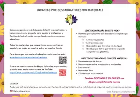 Vista previa - Unidades / Secuencias / Situaciones de Aprendizaje - PLANTILLAS del ALFABETO para PLASTILINA - página 1