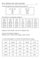Vorschau - Arbeitsblätter - Nomen und Verben - Dossier für die 4. Klasse - Seite 2