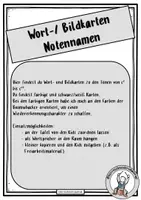 Vorschau - Präsentationen/Tafelbilder - Notennamen - Wort- und Bildkarten Violinschlüssel (Tafelmaterial) - Seite 1