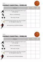 Vorschau - Merkblätter - Feedbackkarte Basketball Dribbling - Seite 2