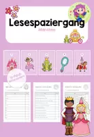 Vorschau - Arbeitsblätter - Lesespaziergang - Märchen - 1. Klasse - Deutsch - Deckblatt
