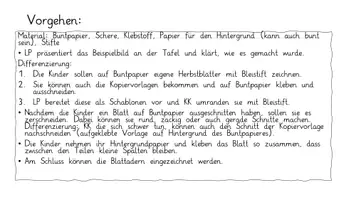 Vorschau - Mal- und Bastelvorlagen - Kunst: Herbstblätter mit Spaltschnitt gestalten - Seite 1