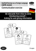 Vista previa - Juegos / Gamificación - DaZ/DaF German as a Foreign Language/Alemán como lengua extranjera Communication exercise - rolecards - Portada