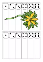 Vorschau - Arbeitsblätter - Puzzle, Würfelspiel & Schneideübung „WINTERLING“ (Zahlen bis 6 & Würfel) - Seite 2