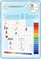 Vorschau - Spiele - Säuren und Basen - Zuordnungsspiel - Deckblatt