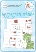 Vorschau - Spiele - Aggregatzustände – Paare Finden Spiel / Zuordnungsaktivität - Deckblatt