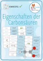Vorschau - Spiele - Eigenschaften der Carbonsäuren – Domino Spiel - Deckblatt