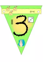 Vorschau - Poster - Zahlenwimpelkette grün Vorschule/Klasse 1 - Seite 3